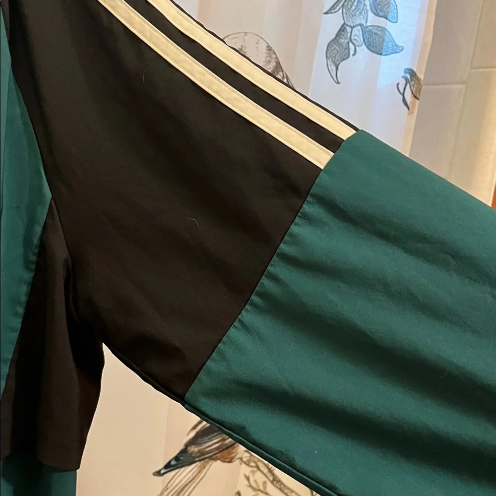 adidas Green and Black Windbreaker Jacket